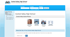 Desktop Screenshot of centralvalleyhighschool.net