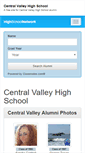 Mobile Screenshot of centralvalleyhighschool.net