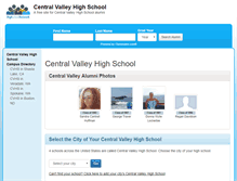 Tablet Screenshot of centralvalleyhighschool.net